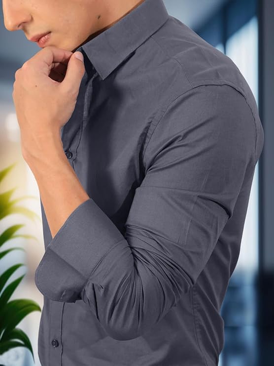 pinkmint men's regular fit soft cotton blend casual combo shirt with pocket design & spread collar full sleeves formal shirt pinkmint men's regular fit soft cotton blend casual combo shirt with pocket design & spread collar full sleeves formal shirt