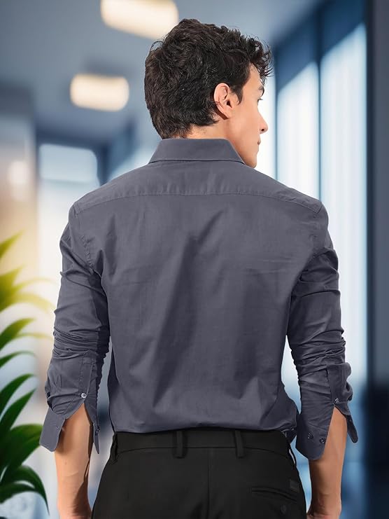 pinkmint men's regular fit soft cotton blend casual combo shirt with pocket design & spread collar full sleeves formal shirt pinkmint men's regular fit soft cotton blend casual combo shirt with pocket design & spread collar full sleeves formal shirt